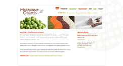Desktop Screenshot of marroquin-organics.com